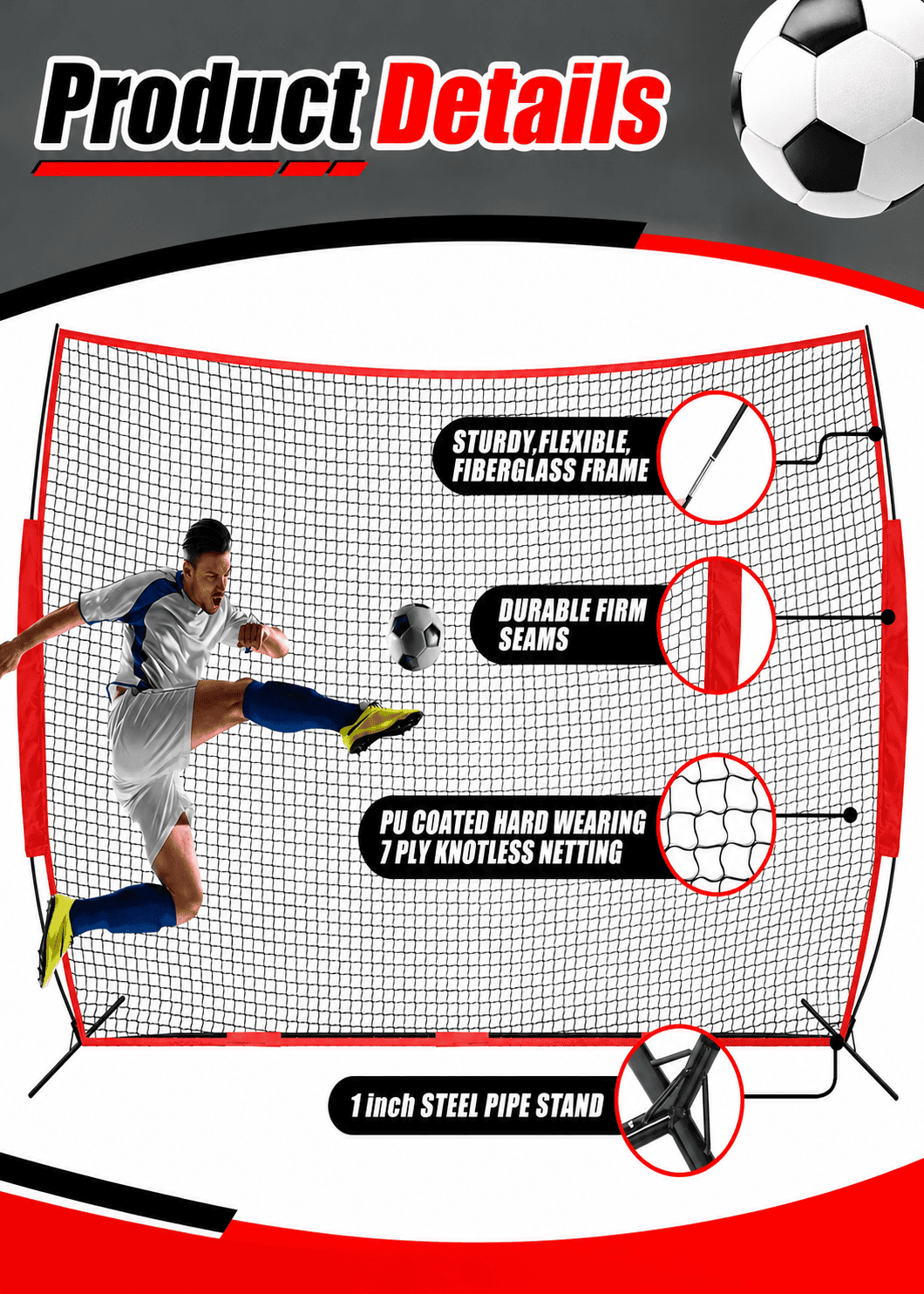 Football Practice Net Wall